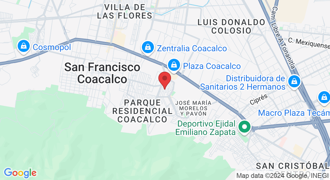 C. Cenzontles 66, Parque Residencial Coacalco, 55720 San Francisco Coacalco, Méx., México