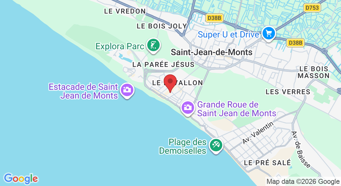 2F Rue des Lilas, 85160 Saint-Jean-de-Monts, France