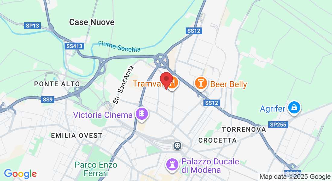 Via Staffette Partigiane, 31, 41122 Modena MO, Italia