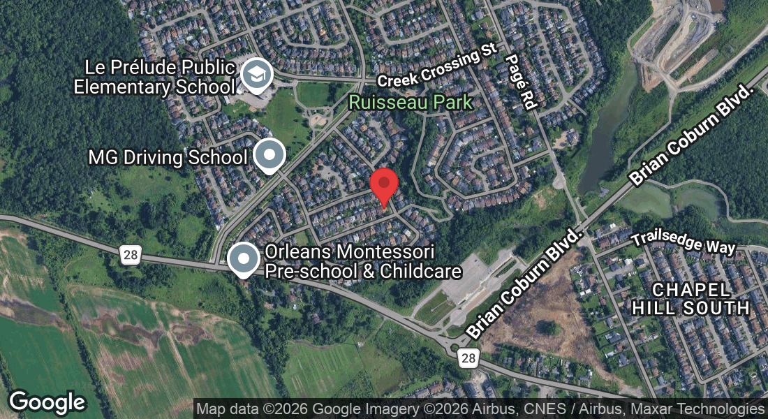 2400 Ave Des Pruches, Orléans, ON K1W 1K5, Canada