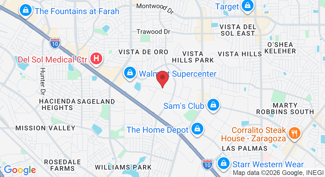 10921 Pellicano Dr, El Paso, TX 79935, USA