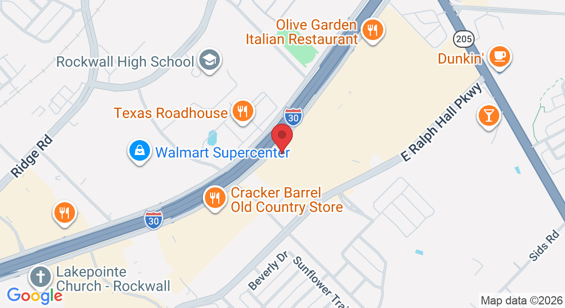 919 E Interstate 30 #101, Rockwall, TX 75032, USA