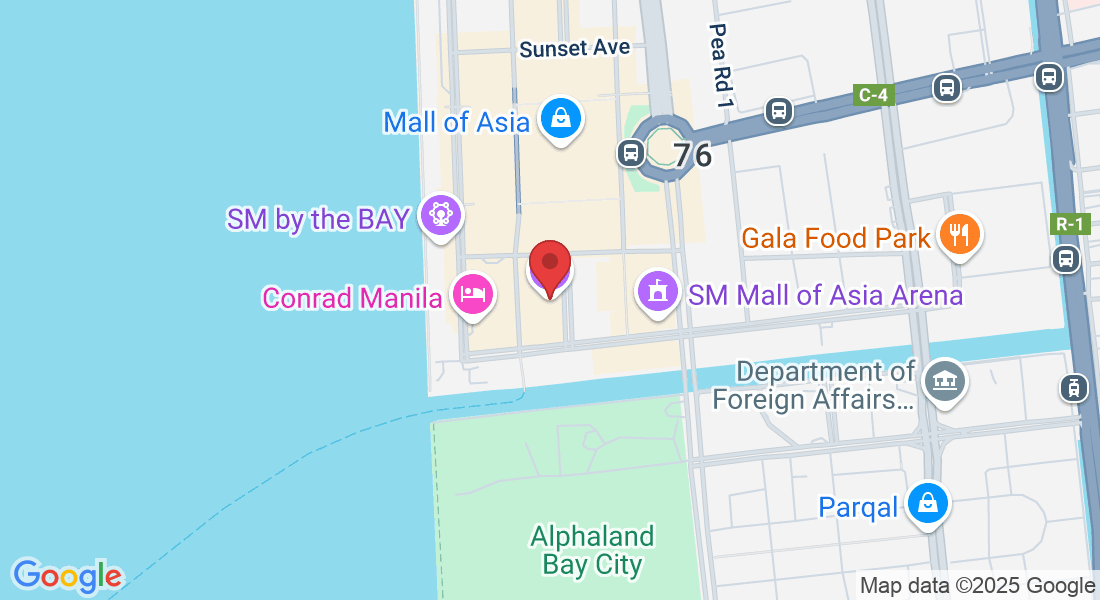 Mall of Asia Complex, Seashell Ln, Pasay City, 1300 Metro Manila, Philippines