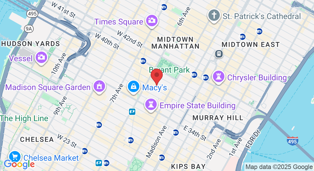 42 W 38th St, New York, NY 10018, USA