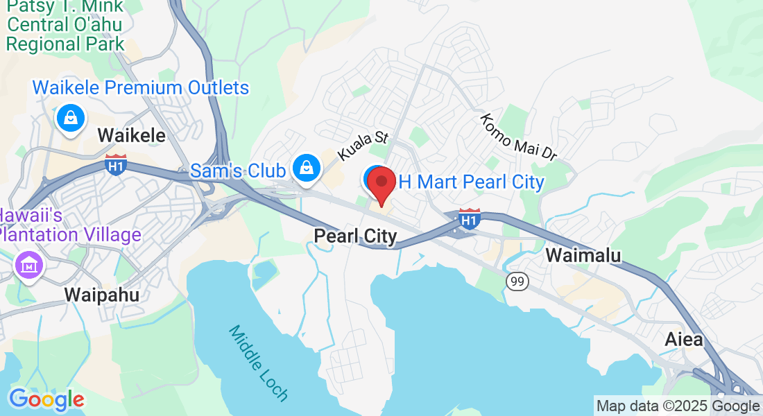 Located in McDonald's Parking Lot next next to Territorial Savings Bank, 850 Kamehameha Hwy Ste #8, Pearl City, HI 96782, USA