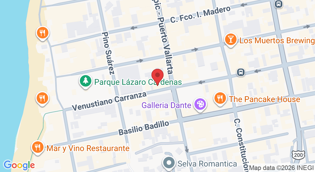 Venustiano Carranza 239, Zona Romántica, Emiliano Zapata, 48380 Puerto Vallarta, Jal., Mexico