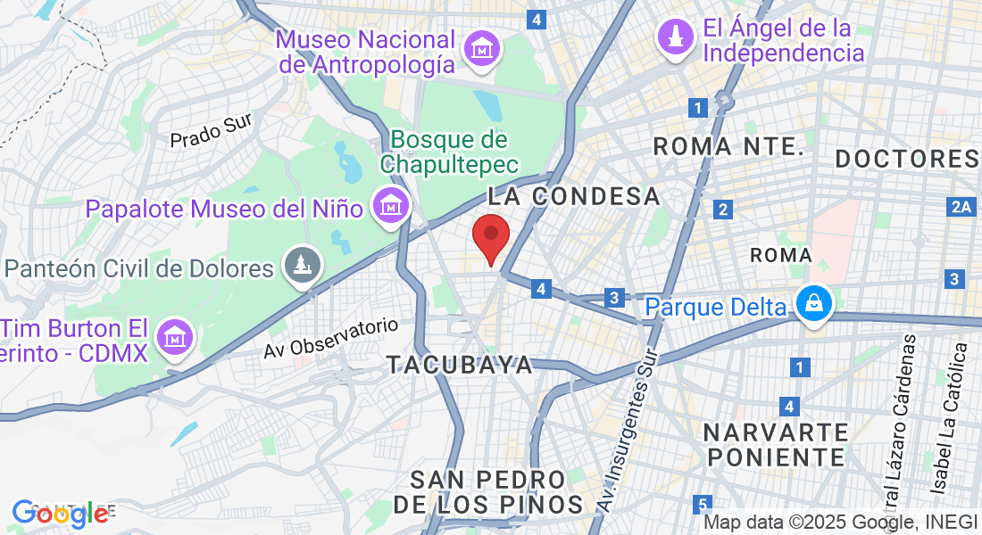 Joaquín A. Pérez 18, San Miguel Chapultepec I Secc, Miguel Hidalgo, 11850 Ciudad de México, CDMX, México