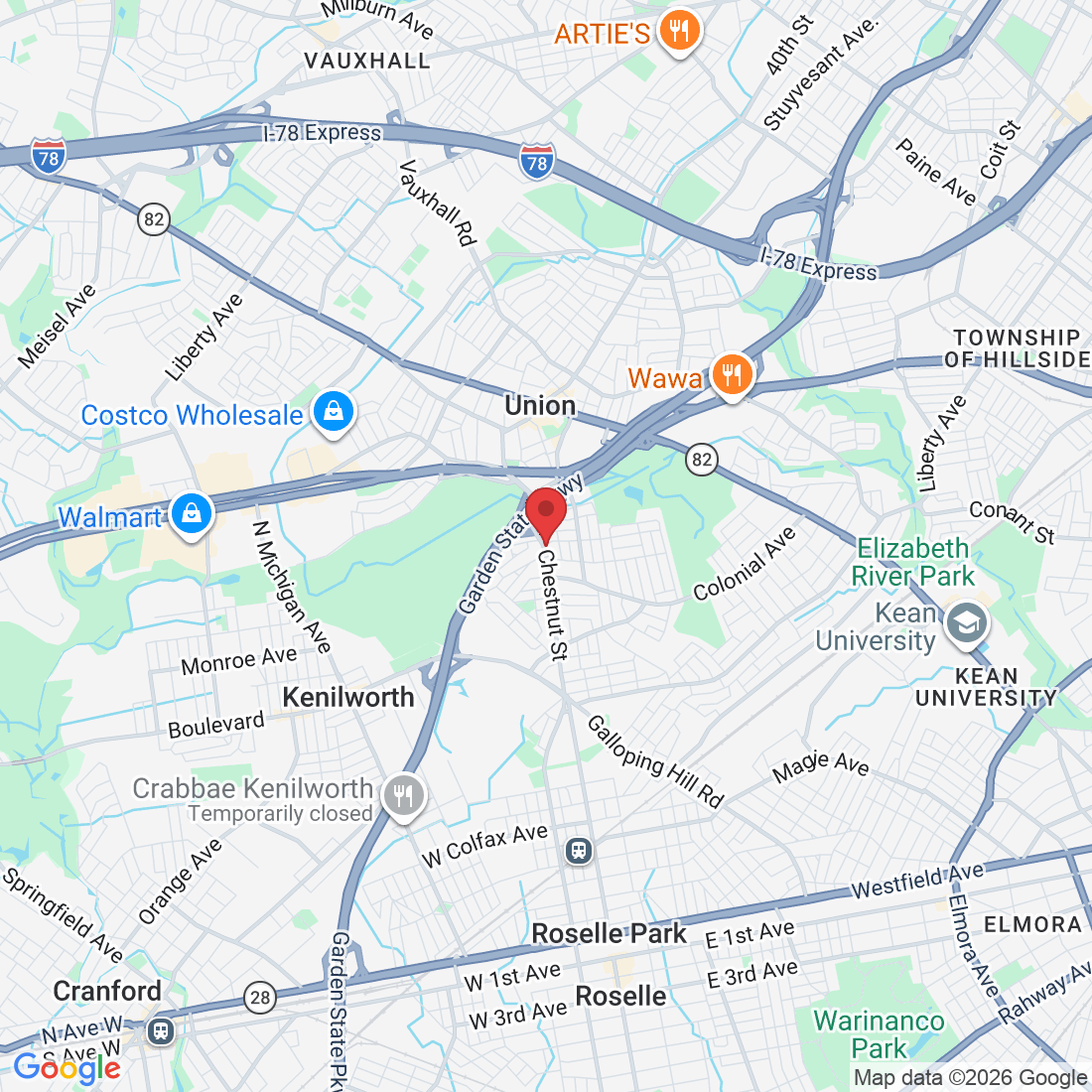 627 Chestnut St, Union, NJ 07083, USA