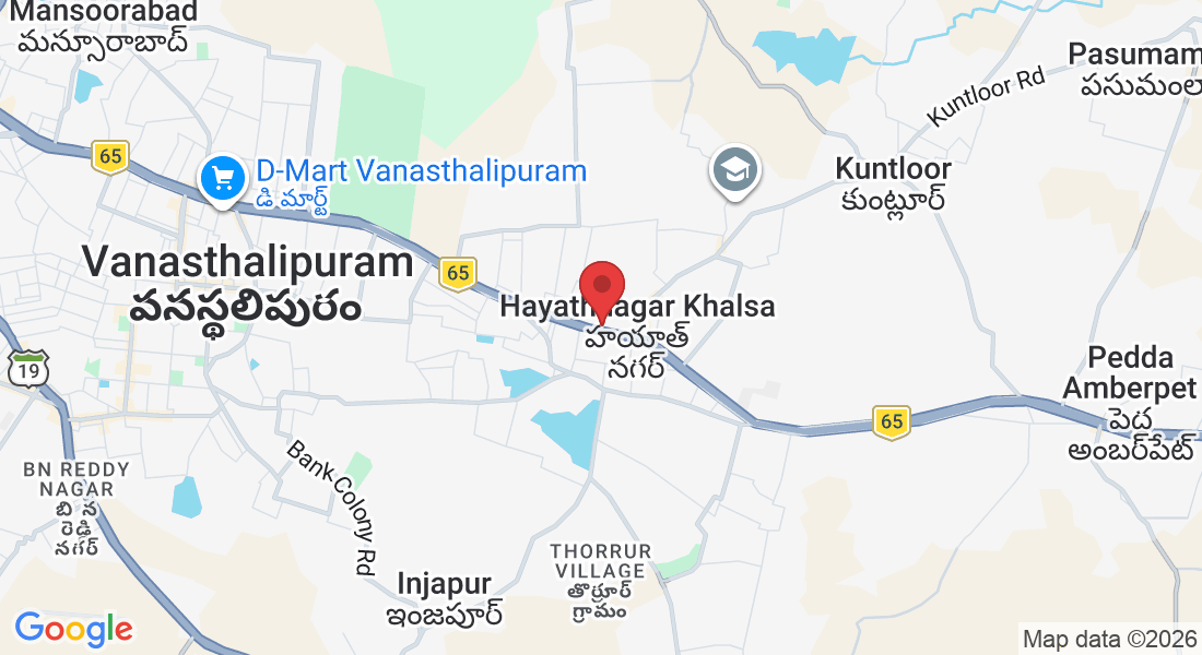 UGADI COMPLEX, 4-139, Surya Nagar Colony, RTC Supervisors Colony, Hayathnagar_Khalsa, Hyderabad, Telangana 501505, India