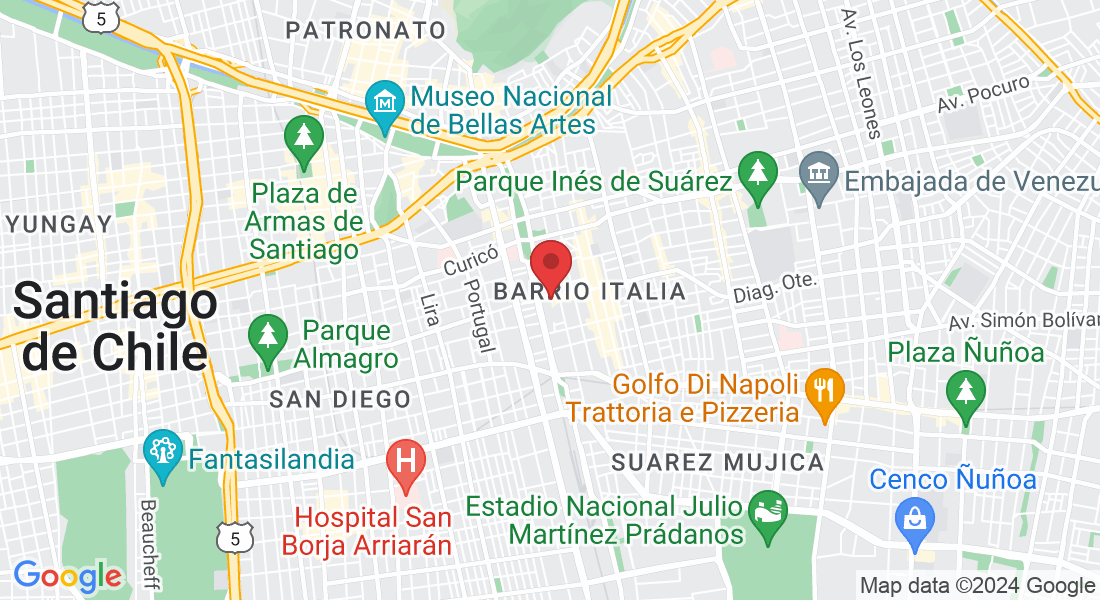Av. Sta. Isabel 0165, 7501423 Providencia, Región Metropolitana, Chile