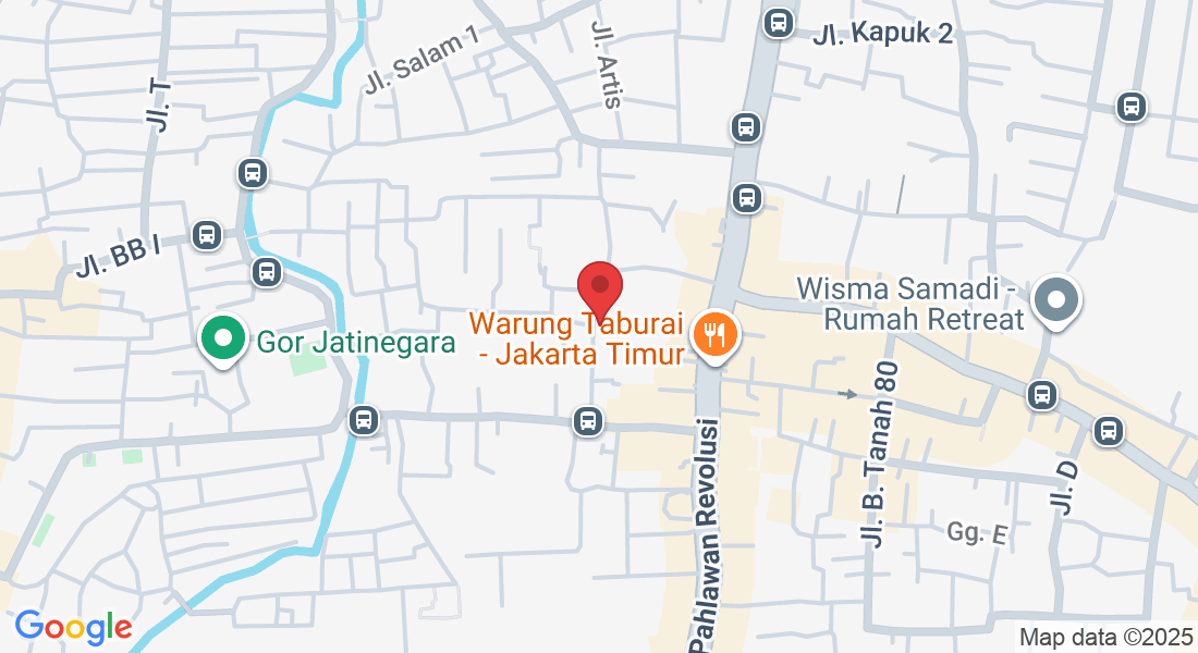Gg. Sa'ali I Jl. Kapitan No.31, Klender, Kec. Duren Sawit, Kota Jakarta Timur, Daerah Khusus Ibukota Jakarta 13470, Indonesia