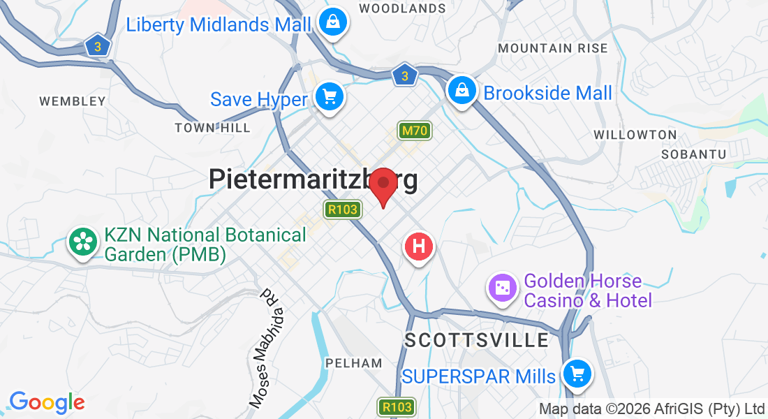 320 Jabu Ndlovu St, Pietermaritzburg, 3201, South Africa