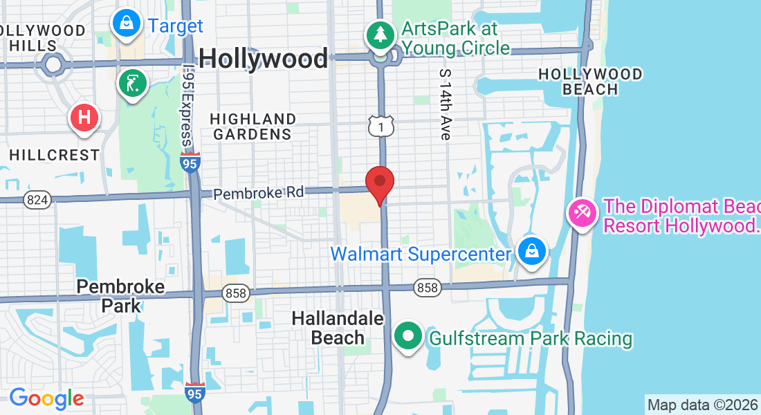 801 N Federal Hwy Suite 109-110, Hallandale Beach, FL 33009, USA