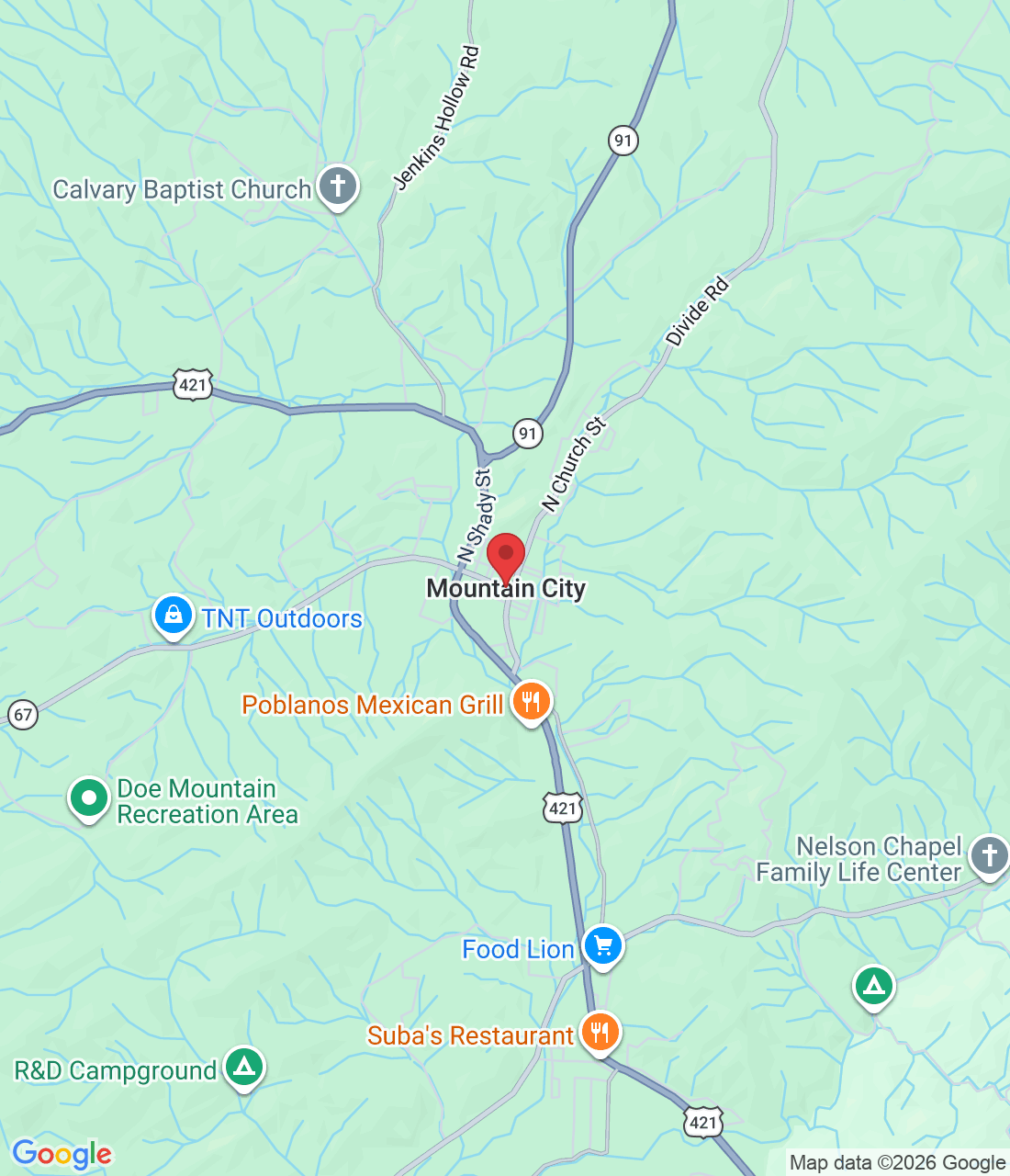 Mountain City, TN 37683, USA