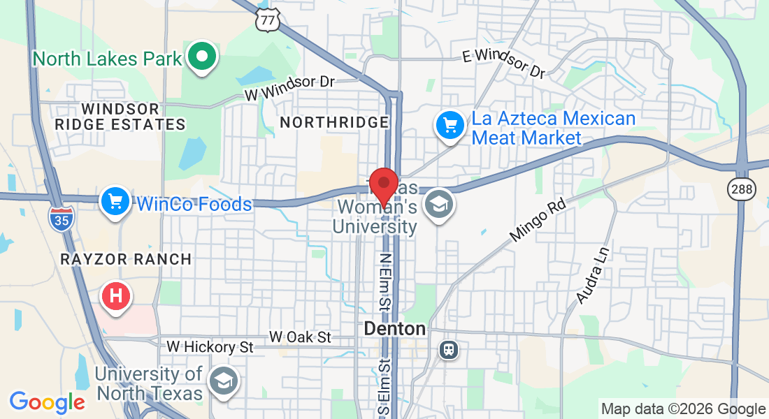 1629 N Elm St, Denton, TX 76201, USA