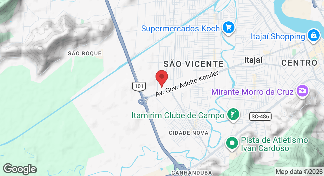 R. Israel de Almeida, 87 - São Vicente, Itajaí - SC, 88312-050, Brazil