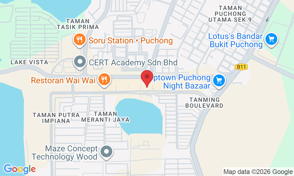85-1 Blk E, Tanming Boulevard, Jalan Meranti Jaya 3/1, Taman Meranti Jaya, 47120 Puchong, Selangor, Malaysia