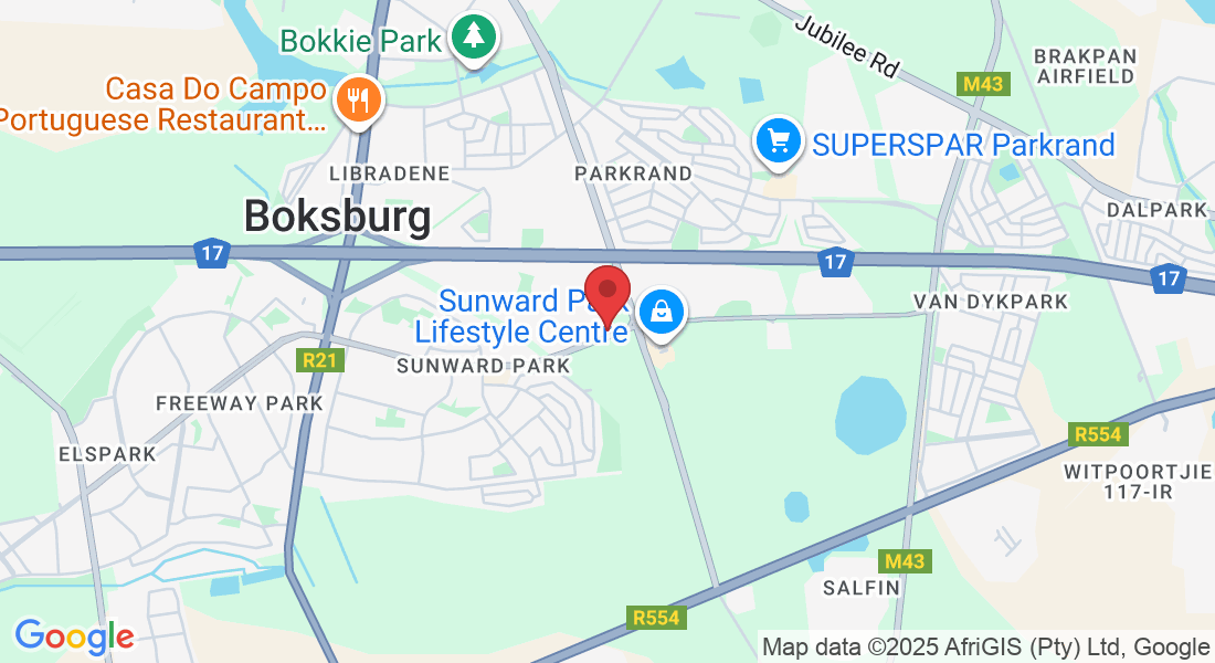 Cnr of Nicholson Rd &, Kingfisher Ave, Sunward Park, Boksburg, 1470, South Africa