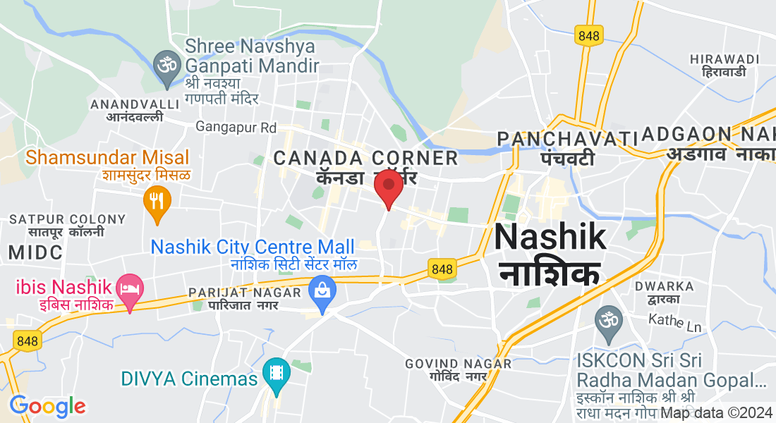 Ravi Chambers, Basement, Sharanpur Rd, opposite to ICICI Bank, Canada Corner, Nashik, Maharashtra 422002, India