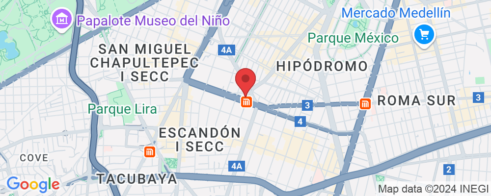 Gral. Salvador Alvarado 26, Hipódromo, Cuauhtémoc, 06100 Ciudad de México, CDMX, México