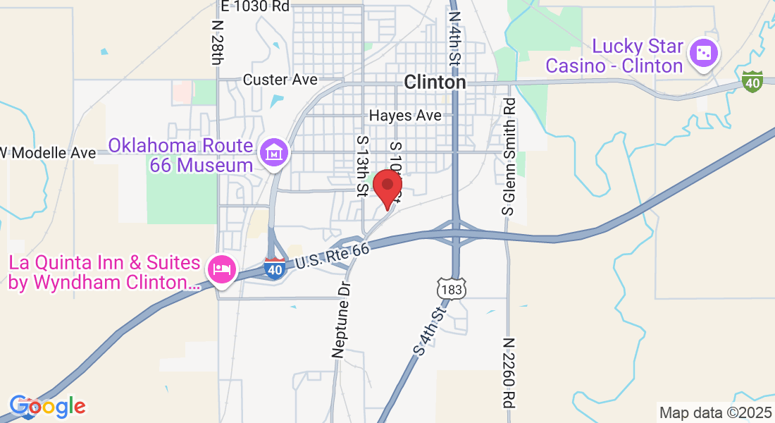 1024 S 10th St, Clinton, OK 73601, USA