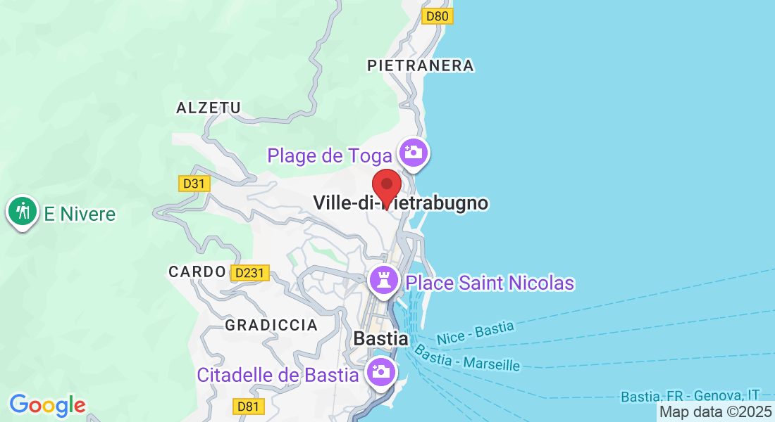Chem. du Furcone, 20200 Bastia, France