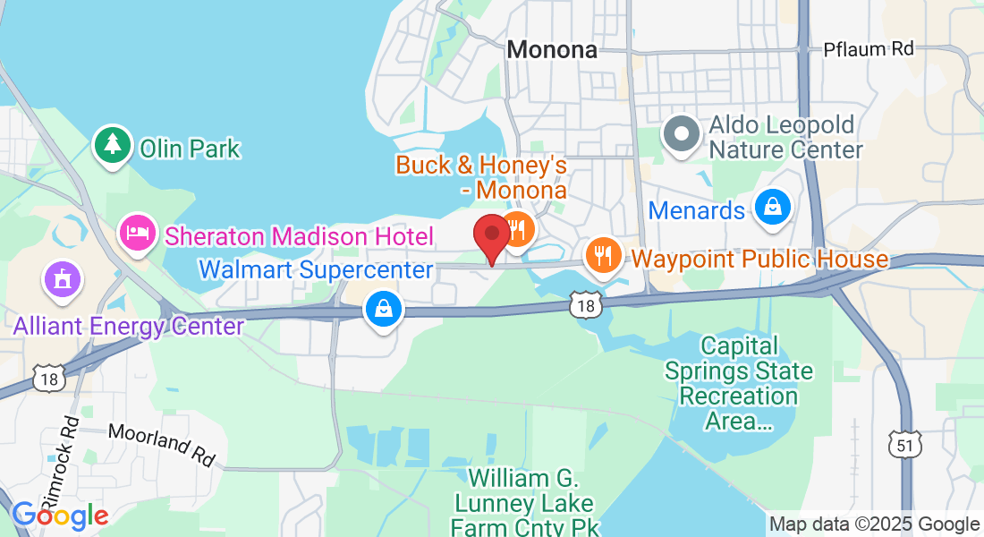 1574 W Broadway suite 105, Monona, WI 53713, USA