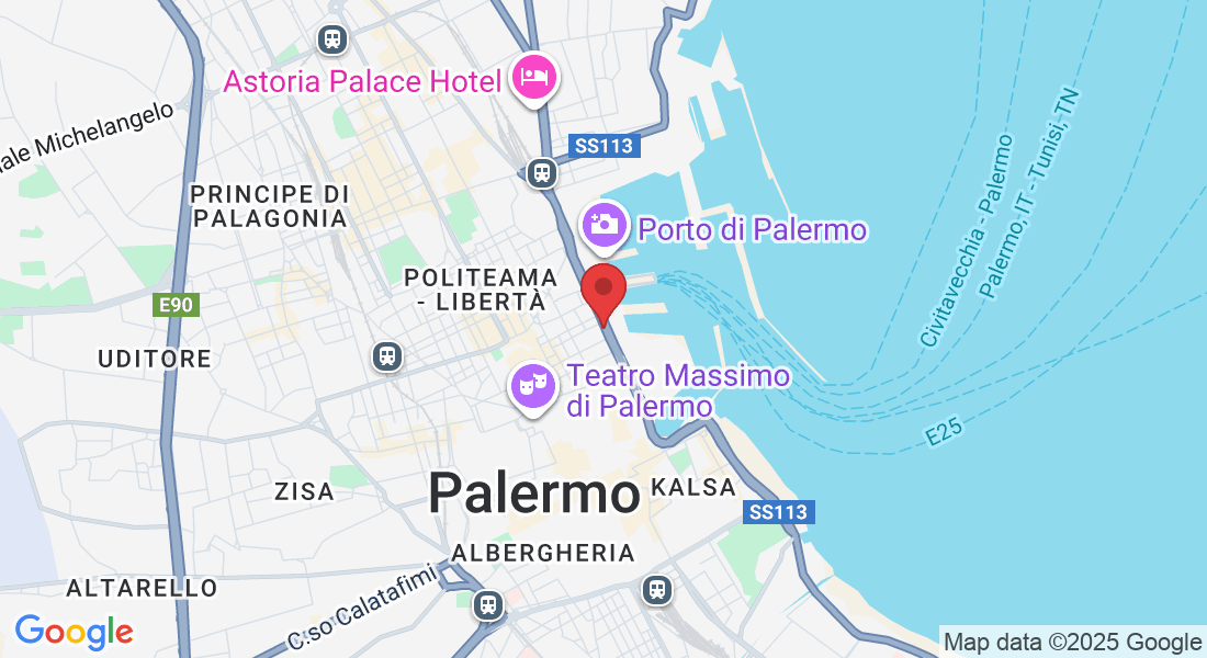 Via Francesco Crispi, 126, 90139 Palermo PA, Italia