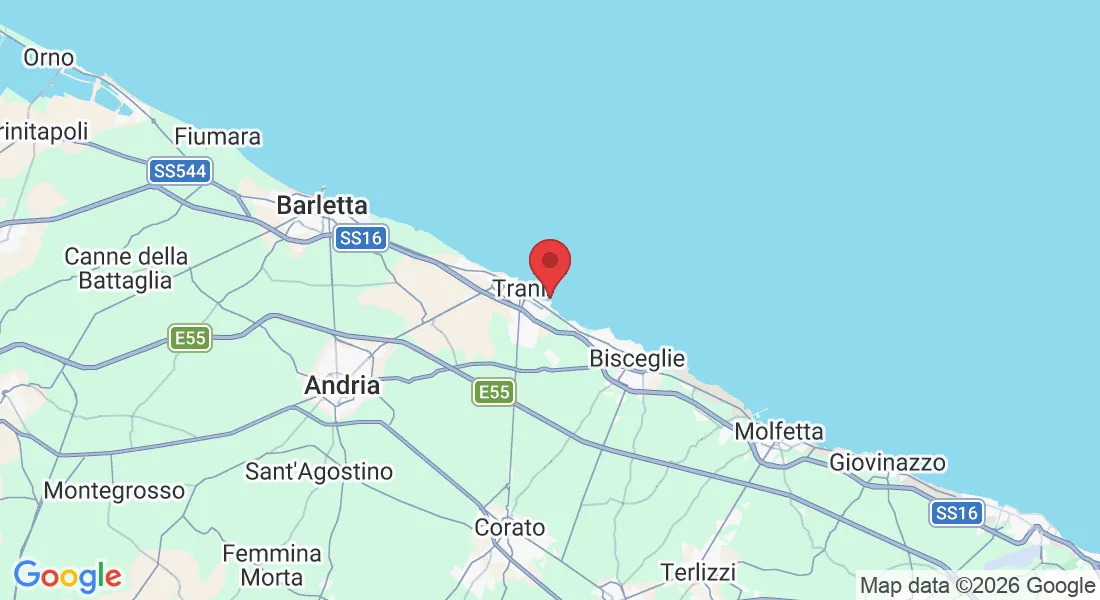Piazzale S. Maria di Colonna, 4, 76125 Trani BT, Italia