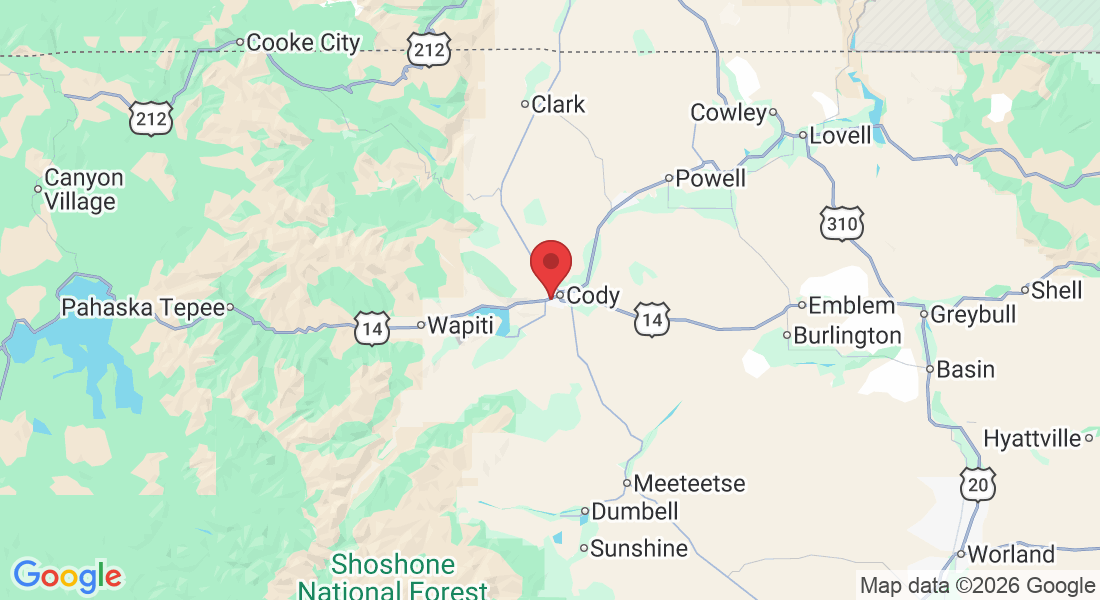 544 Yellowstone Ave, Cody, WY 82414, USA