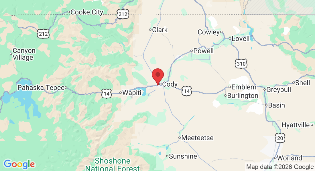 544 Yellowstone Ave, Cody, WY 82414, USA