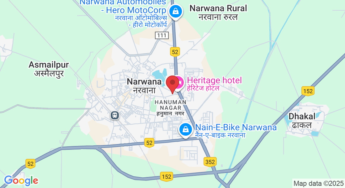 Junction, Railway Road, near Royal Burger, Prem Nagar, Narwana, Haryana 126116, India