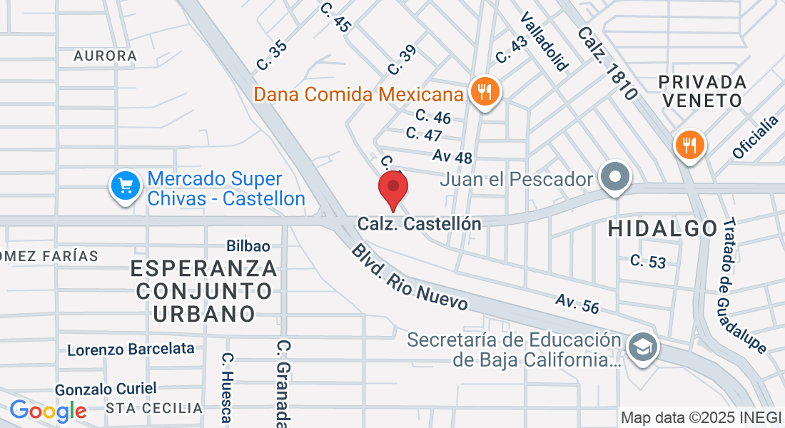 Calz. Castellón 1571, Hidalgo, 21389 Mexicali, B.C., México