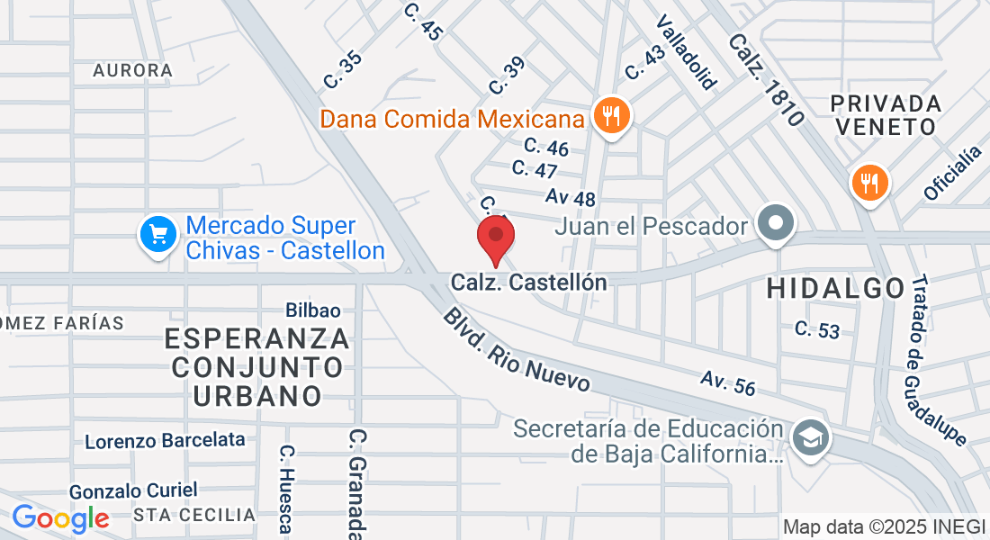 Calz. Castellón 1571, Hidalgo, 21389 Mexicali, B.C., México