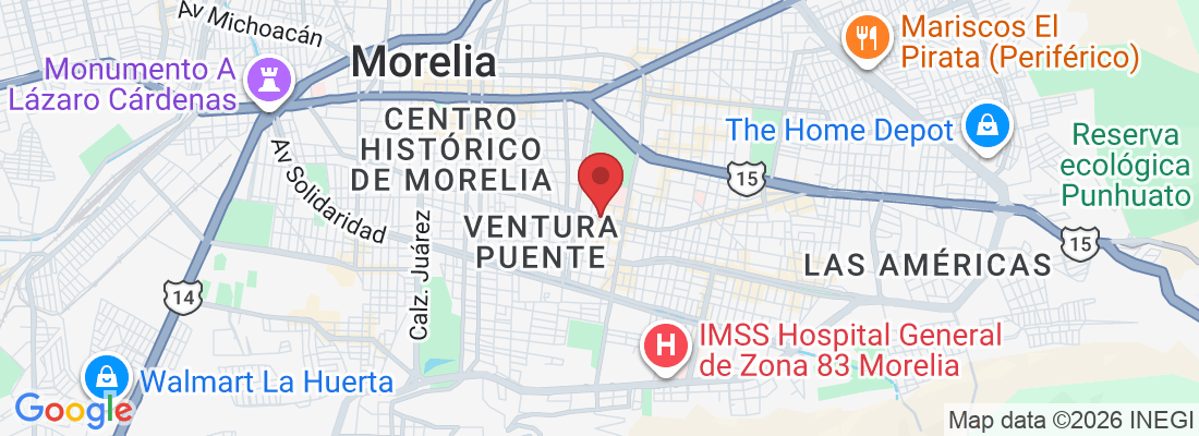 Dr. Salvador González Herrejón 288, Cuauhtémoc, 58020 Morelia, Mich., México