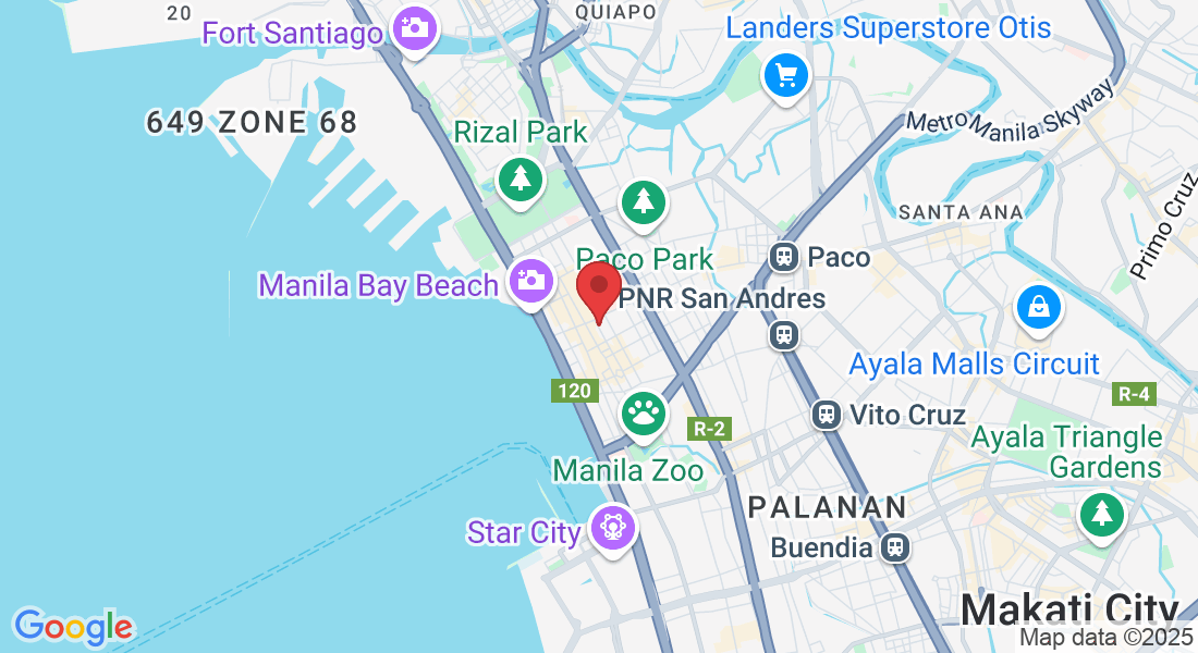 1622 Jorge Bocobo St, Malate, Manila, 1004 Metro Manila, Philippines