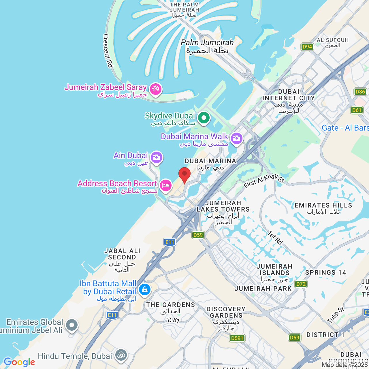 The Walk - Marsa Dubai - Jumeirah Beach Residence - Dubai - United Arab Emirates