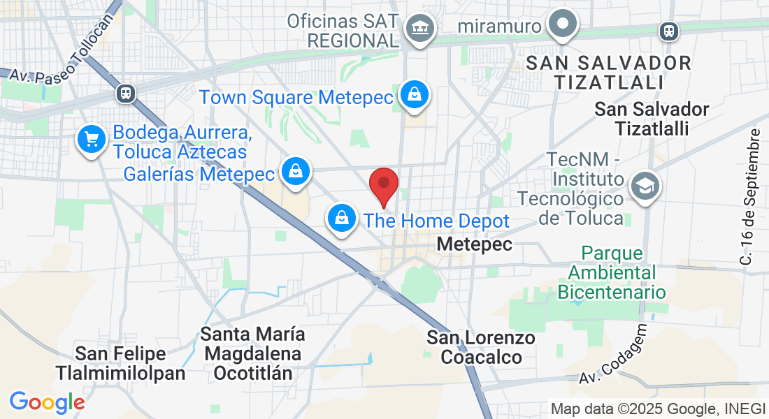 Calle Melchor Ocampo 417, San Mateo, 52140 Metepec, Méx., México