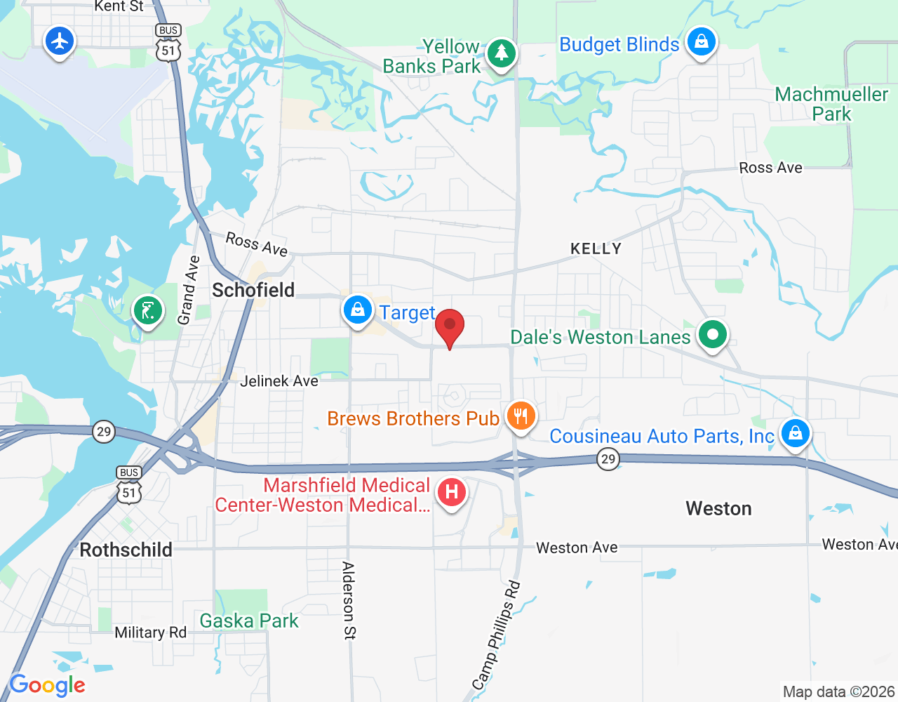 3409 Schofield Ave suite b, Weston, WI 54476, USA