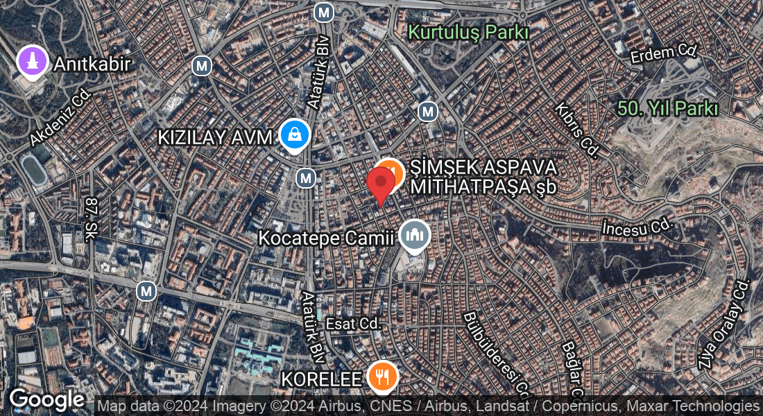 Kocatepe, Bayındır-2 Sk. 52/B, 06420 Çankaya/Ankara, Türkiye