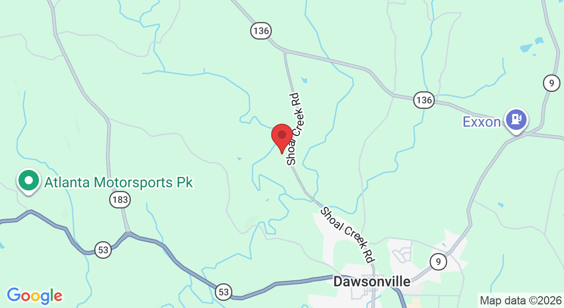 1491 Shoal Creek Rd, Dawsonville, GA 30534, EE. UU.