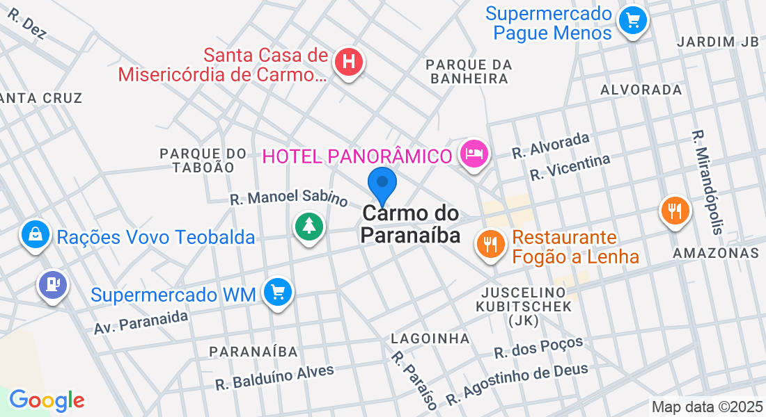 Av. Dr. Aristídes de Melo, 304 - Central, Carmo do Paranaíba - MG, 38844-090, Brasil