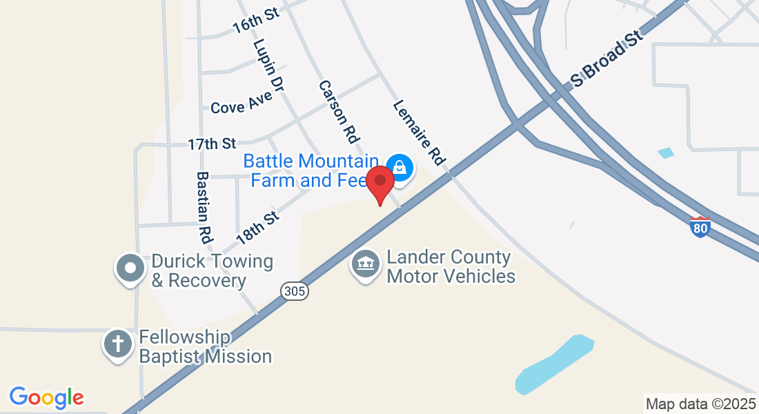 100 Carson Rd suite b, Battle Mountain, NV 89820, USA