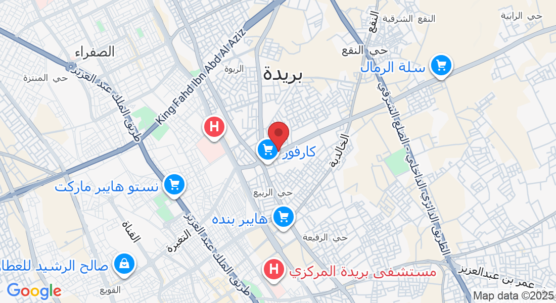 طريق التغيرة، 8XWJ+VCP، مقابل محطة رافا، صناعية الرواف، بريدة 52349، السعودية