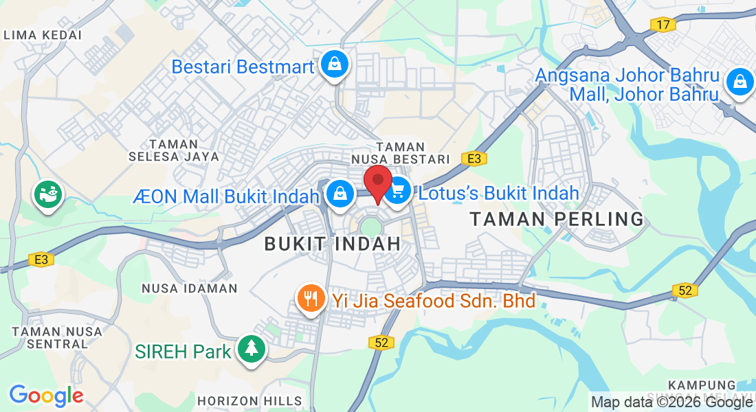 Pangsapuri Duta Hijauan, C01-02, Jalan Indah 15/2, Taman Bukit Indah, 81200 Johor Bahru, Johor Darul Ta'zim, Malaysia