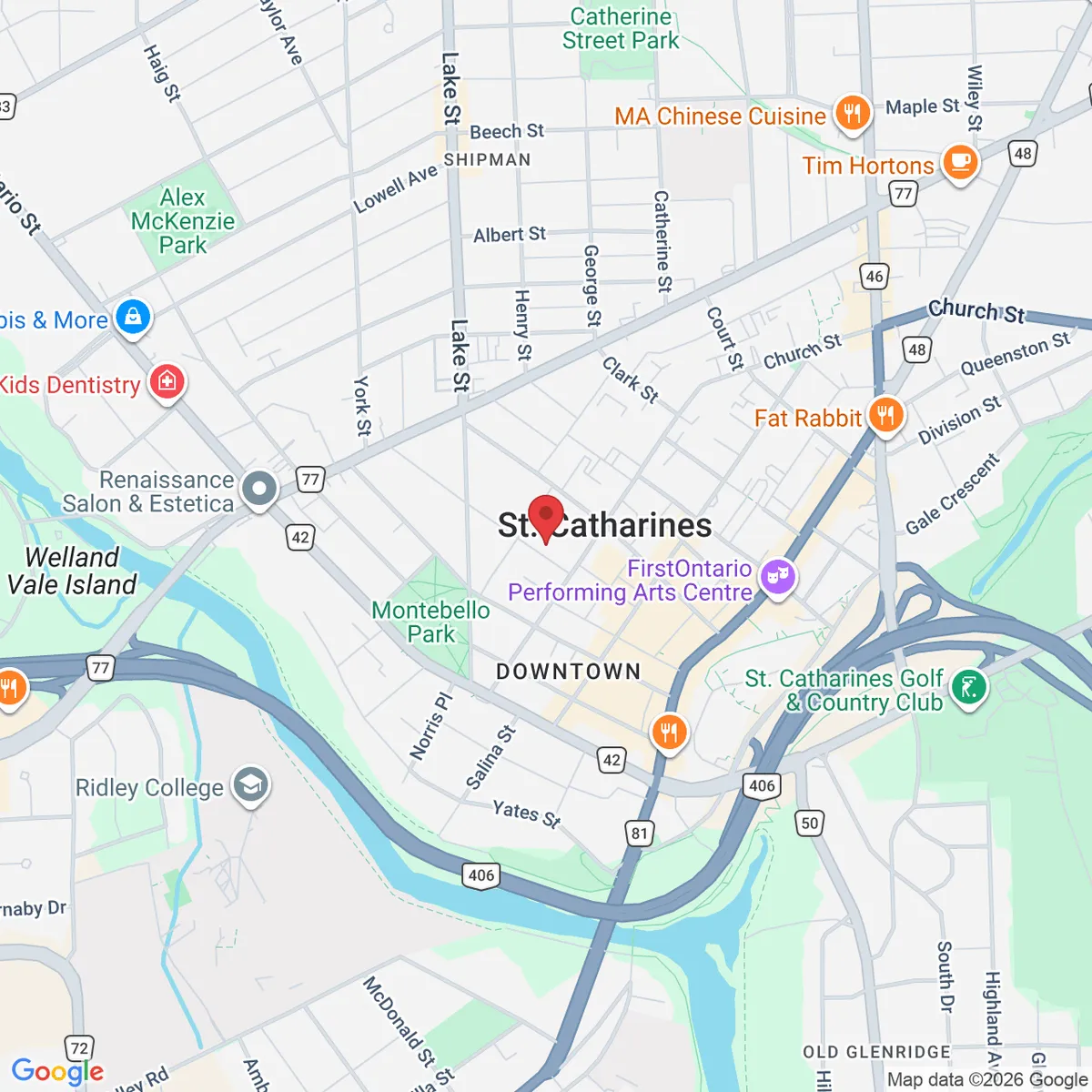 43 Church St suite 705, St. Catharines, ON L2R 7E1, Canada