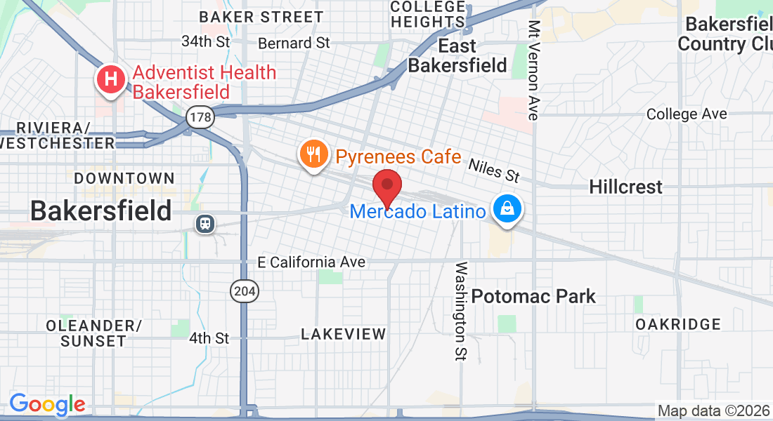 1200 E Truxtun Ave, Bakersfield, CA 93305, USA