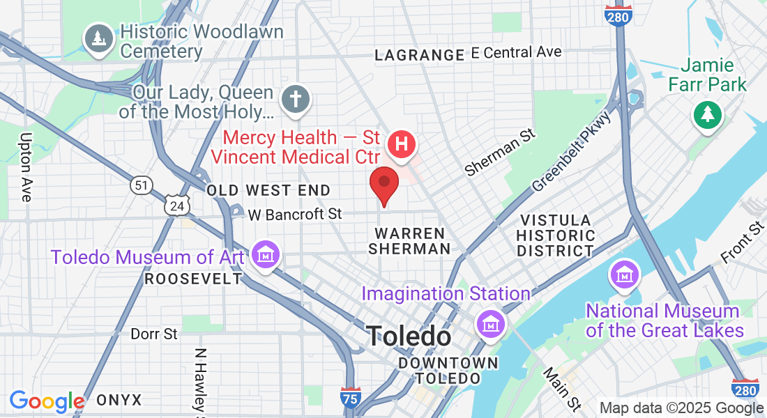 1 E Bancroft St, Toledo, OH 43620, USA