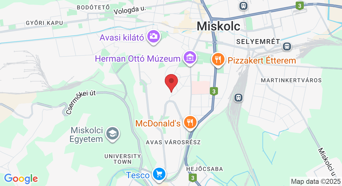 Miskolc, Kós Károly u. 2, 3529 Hungary