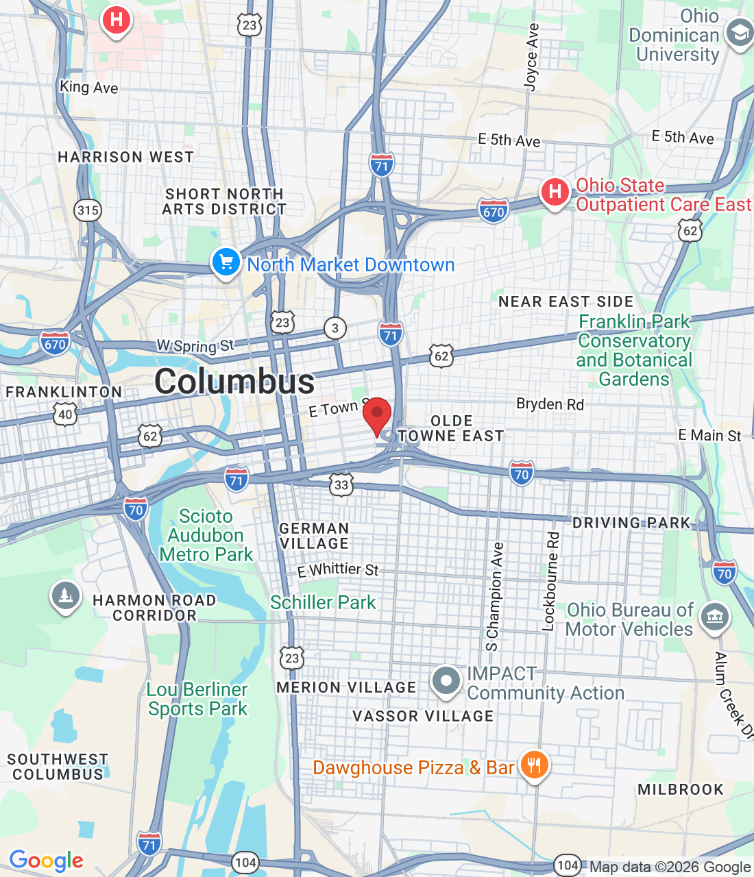 330 S Washington Ave, Columbus, OH 43215, USA